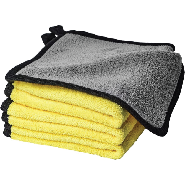 DualShine Microfiber Towel (40×40 | 600 GSM)